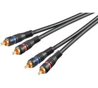Cable Audio 2x Rca Vers 2x Rca 10m (noir)