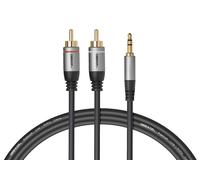Câble audio 2x RCA vers stéréo jack 3,5mm celexon PRO 7,5 m
