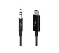CÂBLE AUDIO 3,5 MM AVEC CONNECTEUR USB-C - Noir