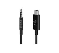 Câble audio Belkin RockStar avec connecteur USB-C 1,8 m Noir G
