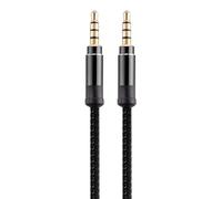 Câble Audio 3,5 Mm - Cordon Auxiliaire Jack Mâle Mâle, Cordon pour Casque Portable | Cordon Audio De Voiture Tressé en Nylon De 1,5 M 3 M 3,5 Mm, Câble De Prise Téléphonique pour Haut-Parleur Et