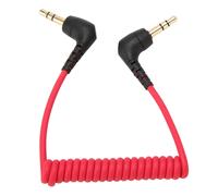 Câble Audio 3,5 Mm, Prise Jack TRS 3,5 Mm Mâle vers Mâle Câble de Raccordement SC2 Câble de Microphone Cordon spiralé Audio Auxiliaire Stéréo (jusqu'à 50 cm)