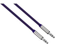 Câble audio 3.5mm jack colour line 0.5m bleu