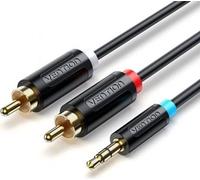 Câble audio 3.5Mm Male to 2X Male Rca Adapter Vention Bclbk 8M Black