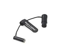 Câble Audio 3 Broches Mini-XLR Mâle vers XLR Femelle pour Caméra BMPCC 4K 6K avec Connecteur d'origine Noir|Alvin's Cables |13 cm