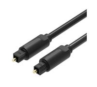 Câble Audio À Fibre Optique Numérique Toslink SPDIF, Cordon De Connexion Audio For Amplificateurs, Lecteurs Multimédias, Barre De Son Et Appareils Audio Domestiques(PVC shell-Black,1M)