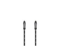 Hama Câble audio à fibres optiques 00205140 – connecteur ODT (Toslink) métal – 3,0 m – Noir/Gris