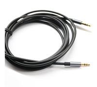 Câble audio ABLET 300 cm plaqué or 3,5 mm 2,5 mm pour voiture compatible Bose, JBL, smartphone, tablette, MP3, noir