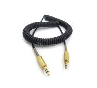 Câble audio AUX 3,5 mm de remplacement pour enceinte Marshall Woburn Kilburn II, plaqué or noir