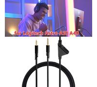 Câble Audio Aux de 2m, pièce de rechange pour casque de jeu, accessoires pour Logitech Astro A10 A40 A30