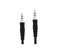 Câble Audio Auxiliaire Jack 3.5mm Mâle vers Mâle 3m Robuste Flexible Noir
