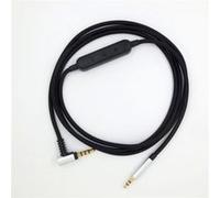 Câble audio avec contrôle pour casque Bose QuietComfort QC25 QC35 OE2 OE2i AE2 Noir