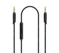 Câble audio avec micro pour casque Sony WH-1000XM5 1000XM4 1000XM3, Soundcore Space Q45 Life Q35, câble auxiliaire TRRS vers TRS de 3,5 mm de rechange avec microphone intégré et contrôle du volume