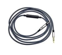 Câble Audio avec Microphone intégré à Distance Volume Compatible avec Audio Technica ATH-M50 X, Casque Ath-m40 X, Ath-m70 X et Compatible avec Samsung Galaxy Huawei Android