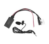 Câble Audio Bluetooth 12Pin, connecteur d'adaptateur de Cordon AUX stéréo de Voiture avec Microphone adapté pour C2 C3 C4 C5 C6 C8 Berlingo