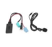 Câble Audio Bluetooth 6 Broches, KIMISS DC12V Adaptateur AUX-IN Stéréo de Voiture avec Microphone Radio Adaptateur Câble de Remplacement pour Espace Modus Laguna Master Trafic