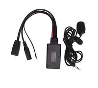 Câble Audio Bluetooth Aux en matériau ABS de Haute qualité, Appel Mains Libres avec Microphone pour E46 1999 2006 modèles 320i 323i 325i 328i 330i M3 Coupé Berline Cabriolet