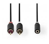 Câble audio CABW22255AT02 - 2x RCA Mâles - 3,5 mm Femelle