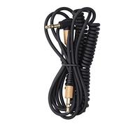 Câble Audio Casque Mâle à Mâle AUX Cordon Enroulé Casque 3.5mm Câble à Ressort Audio Remplacement pour Casque