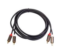 Câble Audio Coaxial 2RCA vers 2 RCA, Jack 3.5, cordon Audio stéréo RCA 1M pour Home cinéma, DVD, TV, amplificateur CD, boîte de son
