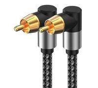 Câble Audio Coaxial Numérique à Angle Droit - Connectez TV, SPDIF 5.1 Canal RCA 1,5 M