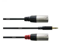 Câble audio - CORDIAL - CFY 3 WMM - 3 m - Mini jack stéréo - 2 XLR Mles