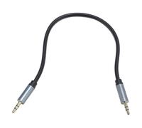 Câble Audio de 3,5 Mm, Câble Stéréo AUX 3,5 Mm à 3,5 Mm, Câble AUX AUX 3,5 Mm Mâle à Mâle avec Connecteur plaqué Or pour Studio3 pour WH 1000XM4 WH 1000XM5,11,8 Pouce