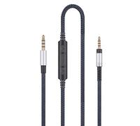 Câble audio de rechange compatible avec casque Sennheiser HD4.40, HD 4.40 BT, HD4.50, HD 4.50 BTNC, HD4.30i, HD4.30G et compatible avec Samsung Galaxy Huawei