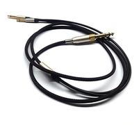 Câble audio de rechange compatible avec Denon AH-D600, AH-D7200, AH-D7100, AH-D9200, AH-D5200, Meze 99 Classics, Focal Elear - Noir 1,5 m