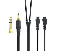 Câble audio de rechange compatible avec Fostex TH-900 MKII, TH610, TH900 MK2 avec adaptateur de 6,35 mm de 3 m