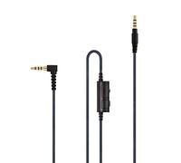 Câble audio de rechange compatible avec les casques HyperX Cloud Alpha, Cloud Mix, cordon de contrôle du volume à distance compatible avec manette PS4 Xbox One (150 cm)