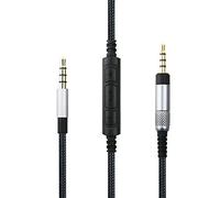 Câble audio de remplacement avec micro intégré et contrôle du volume compatible avec Bose QC25, QC35, QC35II, QuietComfort 25 35 et câble audio compatible avec Samsung Galaxy Huawei Android