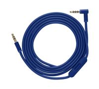 CâBle Audio De Remplacement Avec Microphone En Ligne Et CâBle Audio Portable De ContrôLe De Piste Pour Casquebleu