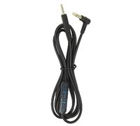 Câble audio de remplacement avec microphone intégré et télécommande intégrée pour QC25/QC35. Compatible avec iPhone, Samsung et téléphones