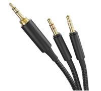 Câble Audio de Remplacement Compatible avec Beyerdynamic T1 T5P - OKULI - Noir - 1 25 Mètres