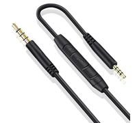 Câble Audio de Remplacement pour Casque Bose Câble Jack 3,5 mm à 2,5 mm Compatible avec Bose 700 Quietcomfort QC25 QC35 QC35II QC45 JBL Tune 760NC 750BTNC LIVE 660NC avec Micro et Contrôle du Volume