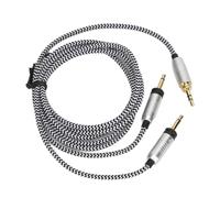 Câble audio de remplacement pour casque Focal Elegia Clear MG Celestee Stellia Elear Radiance - 3,5 mm vers 6,35 mm, câble audio équilibré, tressé en nylon durable 1,3 m/