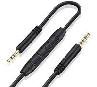 Câble Audio de Remplacement pour Casque Sony Câble Jack 3,5mm à 3,5 mm Aux | Compatible avec Sony WH-CH720N WH-1000XM4 WH-1000XM5 Beats Solo 2 Solo 3 Solo 4 Studio 3 Pro avec Micro et Contrôle du Volume