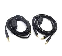 Câble Audio de remplacement pour écouteurs, 2m, pour Sennheiser G4ME ONE ZERO PC 373D GSP350, tonalité réglable, Jack 3.5mm