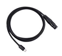 Câble Audio de Type C vers XLR, 3 broches, mâle vers femelle, pour micro, adaptateur