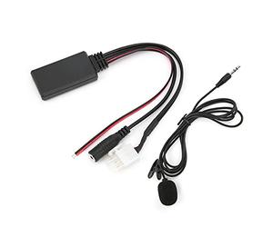 Câble Audio de Voiture, Câble DC 12V AUX Adaptateur Bluetooth 5.0 ABS de Remplacement pour Goldwing GL1800 Kit avec Auto Microph