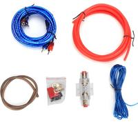 Câble audio de voiture, câble -kit -amplificateur de puissance de haut-parleur largement -kit 10GA pour accessoires homme