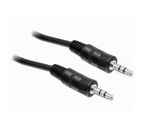 Câble audio - DELOCK - 84001 - Mini jack stéréo 3,5 mm - 2,5 m - Noir
