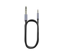 Câble Audio Double Blindage 3.5mm vers 6.5mm Stéréo - Connexion Pure et Fiable 5 m