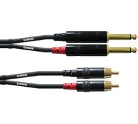 Câble audio double jack mono/Rca 3 m CÂBLES AUDIO Essentials Jack
