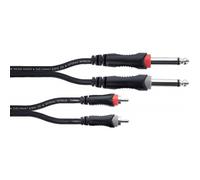 Câble Audio Double Jack Mono - RCA 6 M