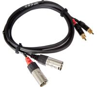Câble audio double XLR mâle/Rca 1,5 m CÂBLES AUDIO Essentials RCA