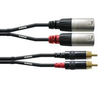 Câble audio double XLR mâle/Rca 3 m CÂBLES AUDIO Essentials RCA
