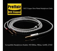 Câble audio équilibré 8 conducteurs OCC avec connecteurs 4,4 mm et 2,5 mm | Compatible avec les modèles Hifiman Ananda, Sundara, HE1000se, SONY Z7M2 et autres. | 3,5 mm 2.5mm balanced