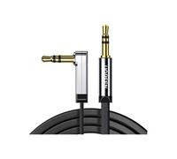 - Câble audio Flat Design (10728) - Jack 3,5 mm vers Jack coudé 3,5 mm, 3